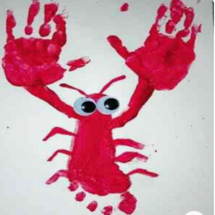 lobster hand painting Roblox decal
