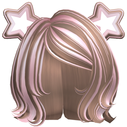 Jellyfish Bob With Y2k Star Buns (Milktea & Pink) Roblox item