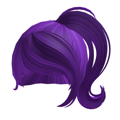 Y2K Girl Hair - Purple Roblox item