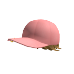 Men Golden Hair with Pink Cap