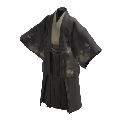 Black Blossom Ronin Kimono [PBR] | Roblox Item - Rolimon's