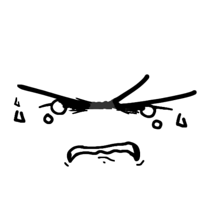 TheAnimator Forsaken Face (OFFICIAL!) V2/Damaged Roblox decal