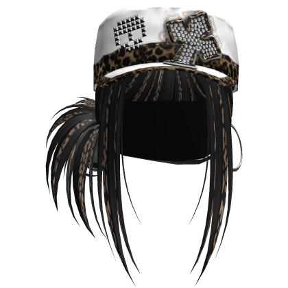 Gyaru Hair w/ Cap & Earrings