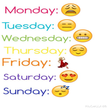 Week-days (Emoji) Roblox decal