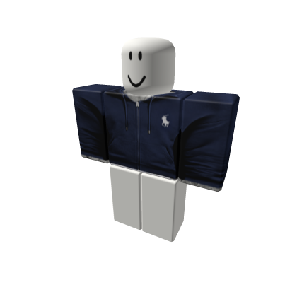 Realistic Blue Polo Zipup W Tats (M) thumbnail