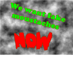 We Want Fake Moustaches