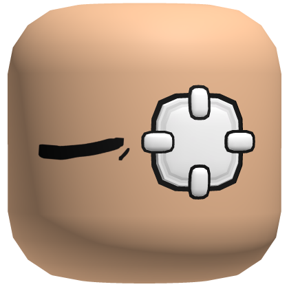 Tired Face with eyepatch Roblox item