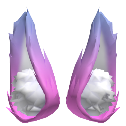 Fluffy Cotton Candy Fox Ears