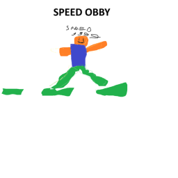 Obby but every 3 second you gain 1 speed