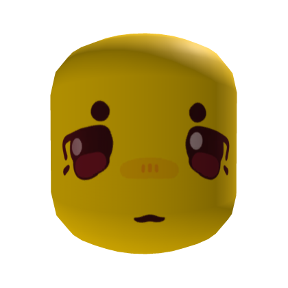 Cute Chill Noob Face [Yellow] Roblox item