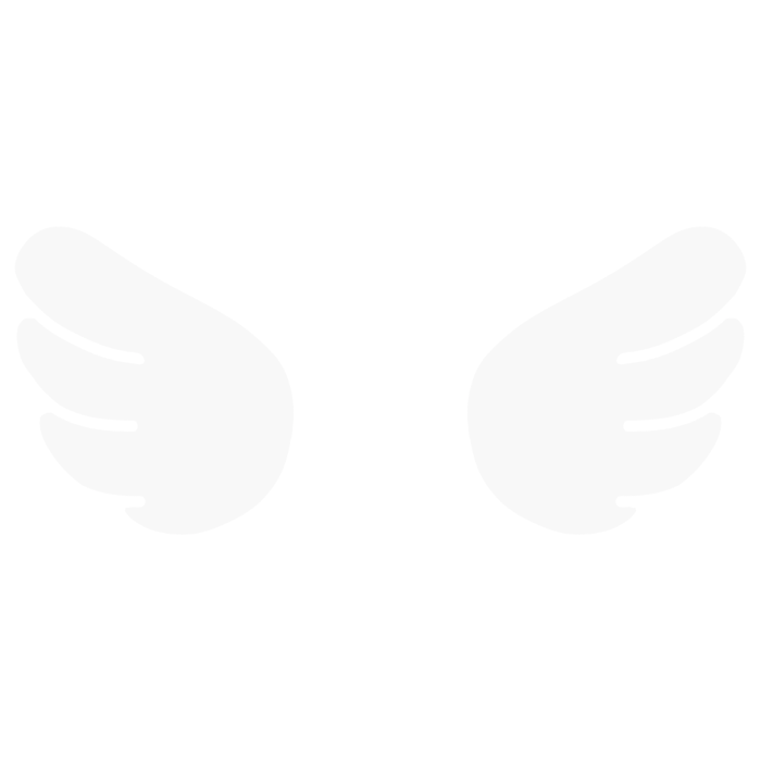 ♡ Cute Glowing Chibi Angel Wings White