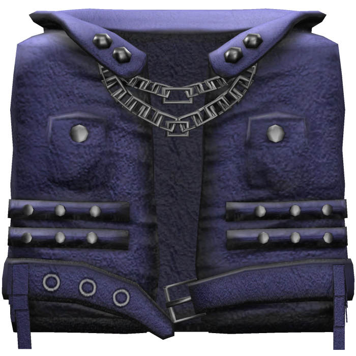 Purple Emo Goth Vest 1.0