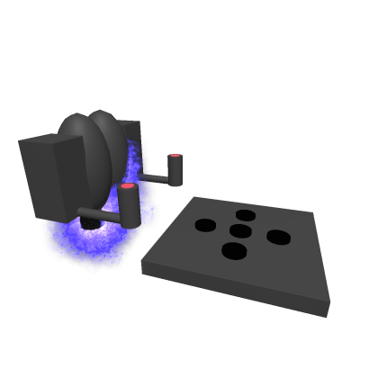 I.S.S jetpack (blue flame)