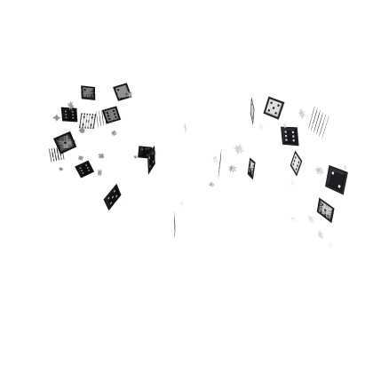 Diceopoly Black and White Aura