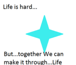 life is hard...