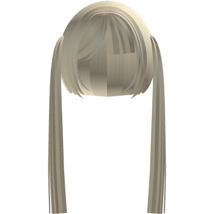 ♡ straight anime twintails blonde  Roblox item