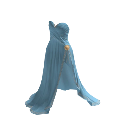 blue dress goddess ♾️ Baby greek | Roblox Item Size:13T Hand wash in cold fall-2025-dresses Alyce Paris Floral A-Line