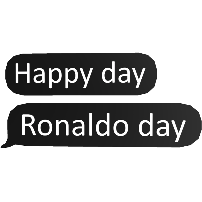 Happy day ronaldo day