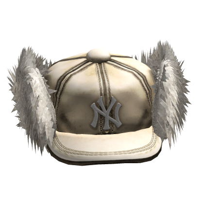 2000s Vintage Beige Trapper Cap w/ Fur Roblox item