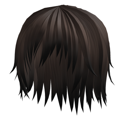 🐻Brown Messy Emo Anime Hair🐻