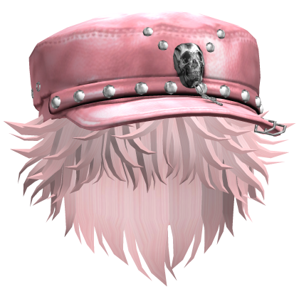 Fluffy Emo Pink Beret Y2K Boy Hair (Light Pink)