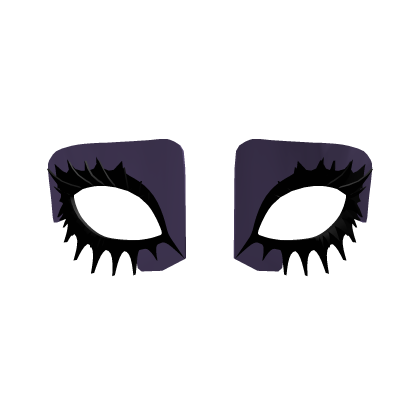 purple y2k goth anchor lashes