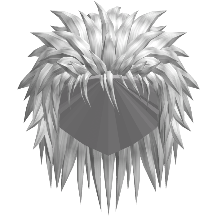 silver punk hair