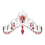 Red Elegant Crown of Royalty