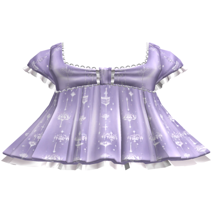 Lavender Celestial Coquette Dress Roblox item