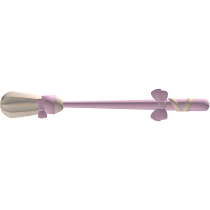୨୧: adorable pink kitty witch broom Roblox item