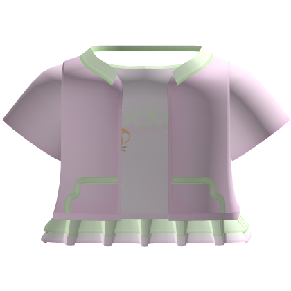 ♡ Cute Hamtaro Shirt w/ Skirt & Jacket