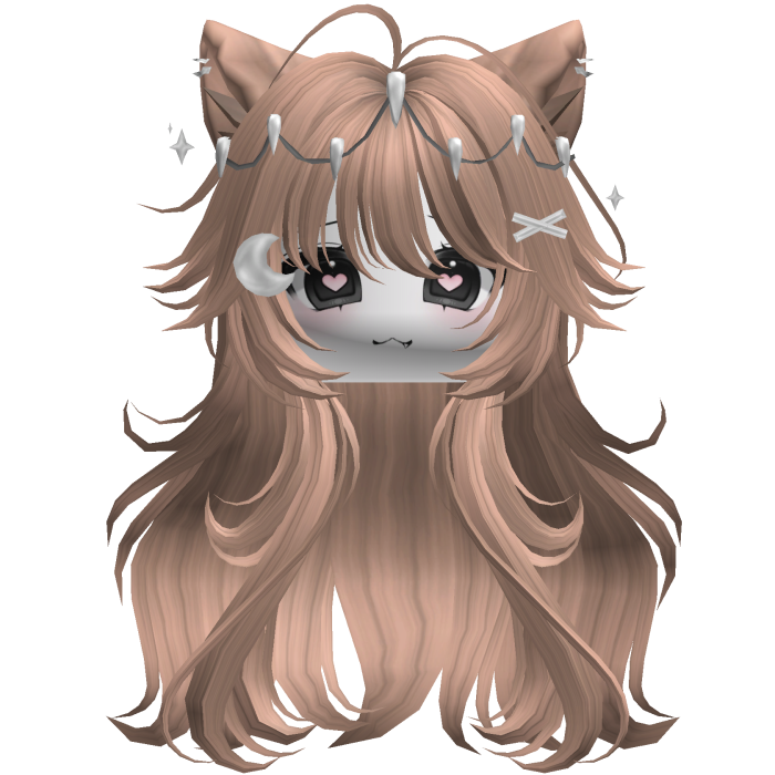 Super Fluffy Anime Werewolf w/ Face (Milk Tea)