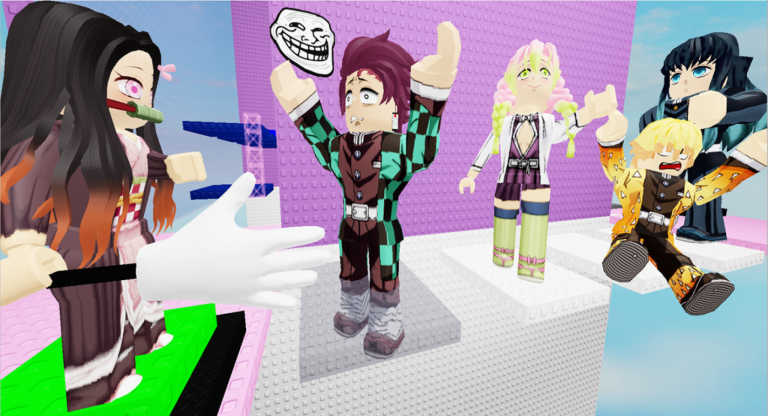 😈Demon Slayer Troll Tower👹 screenshot 1