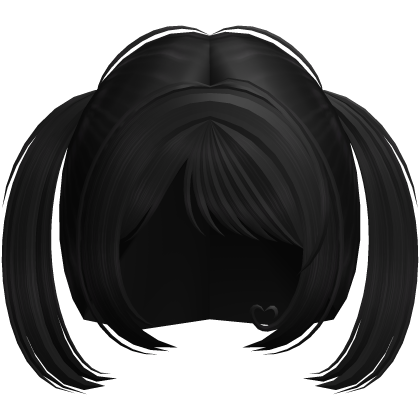 Cute Dolly Soft Pigtails (Black) Roblox item