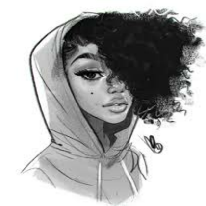 Cute black girl Roblox decal