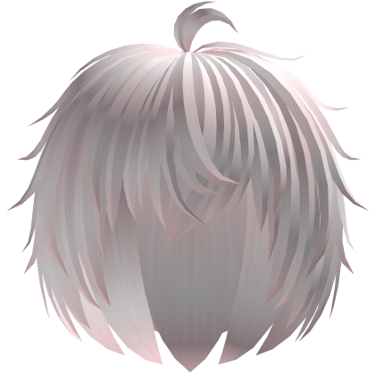 cute anime boy hair in pink Roblox item