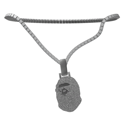 (1.0) Silver Bape Tennis Chain Roblox item