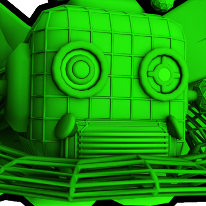 Toxic Neon Robot