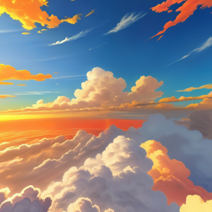 Havenly Sunset Sky