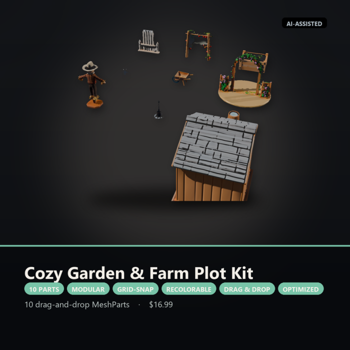 Cozy Garden & Farm Plot Kit preview 5