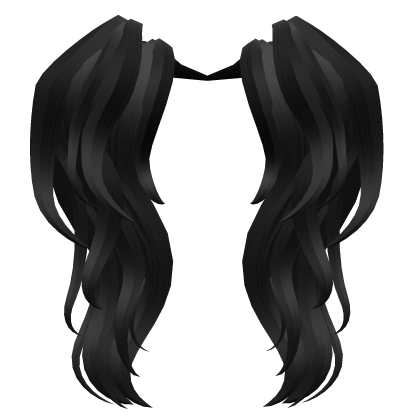 Layered Black Hair Extensions Roblox