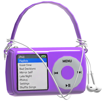 Purple MP3 Shoulder Bag