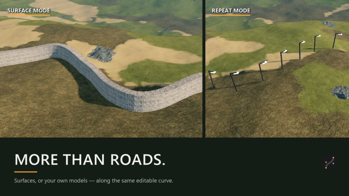 Ribbon - Curved Road, Path & Fence Builder preview 3