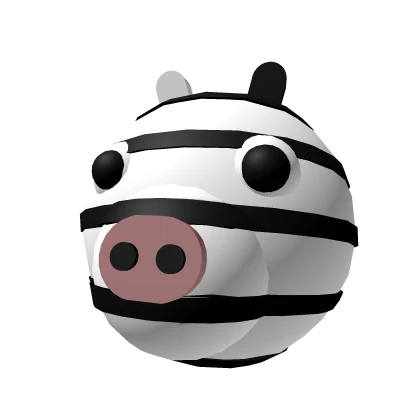 Zebra Head (Zee / Zuzy ) Piggy | Roblox Item - Rolimon's
