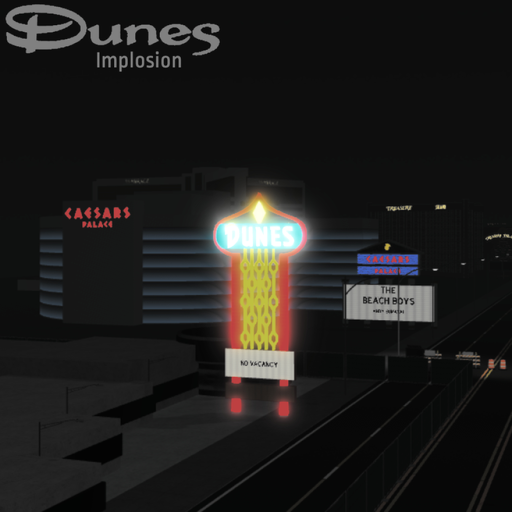 The Dunes Hotel Implosion (Las Vegas)