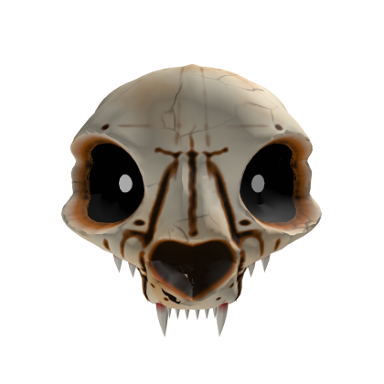 Realistic Cat Skull Face Mask