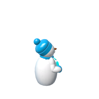 Snow buddies rubber snowman