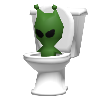 funny alien in the toilet thumbnail