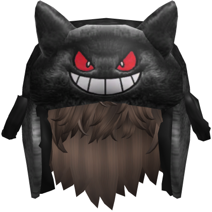 Black Monster Ushanka w/ Hair