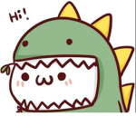 Dino pastel